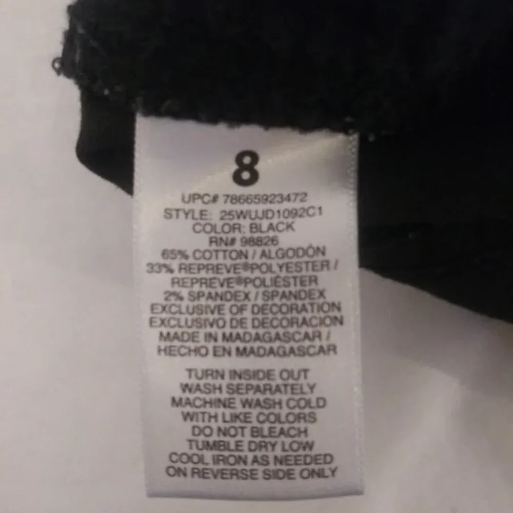 Jordache black skinny